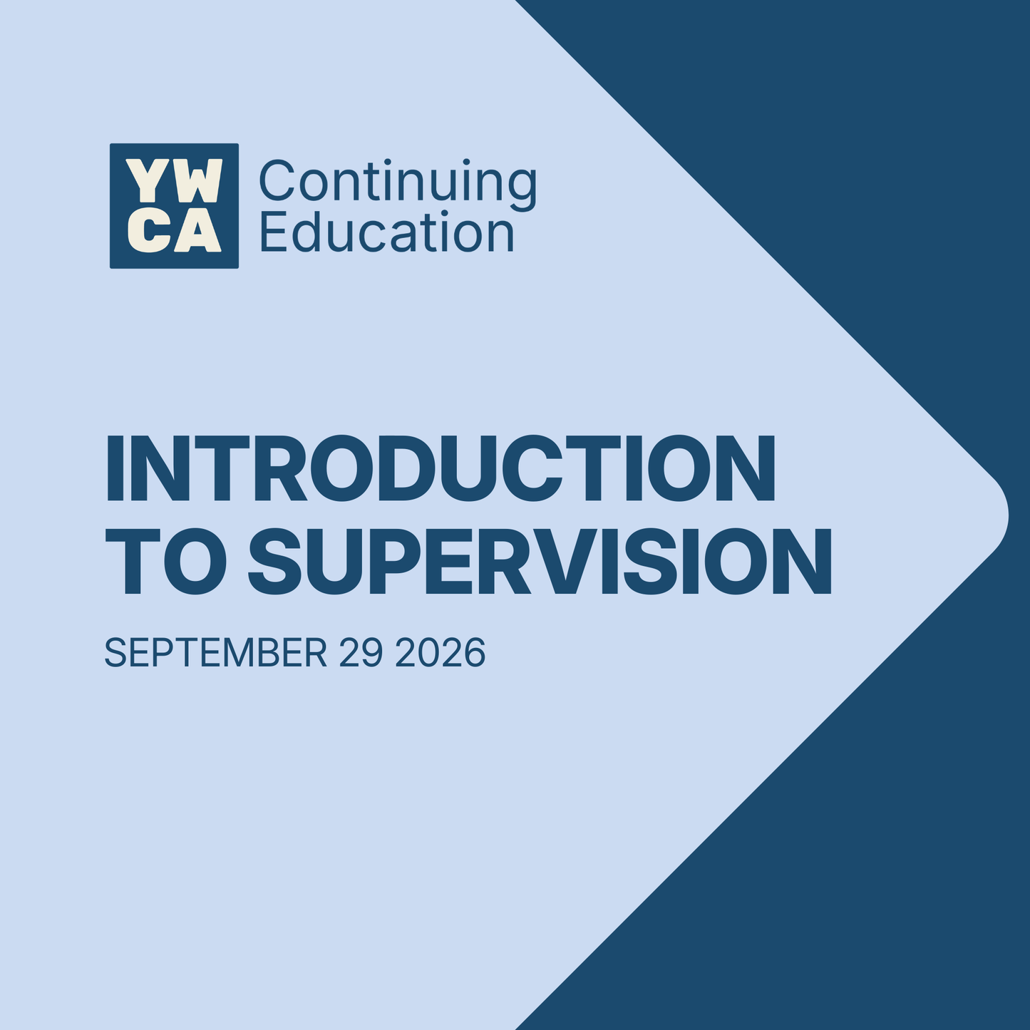 Introduction to Supervision| Fall 2026