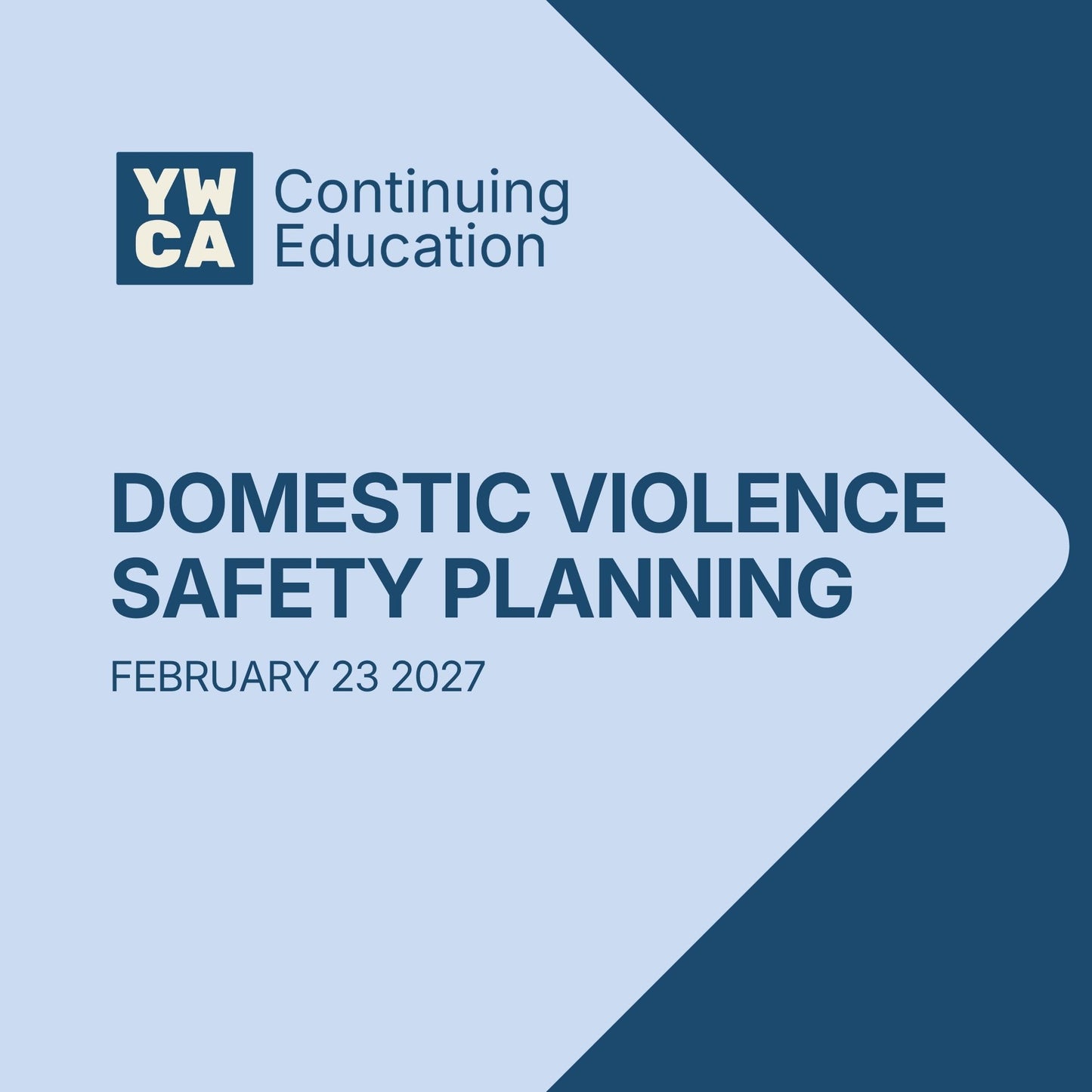 Domestic Violence Safety Planning | Winter 2027